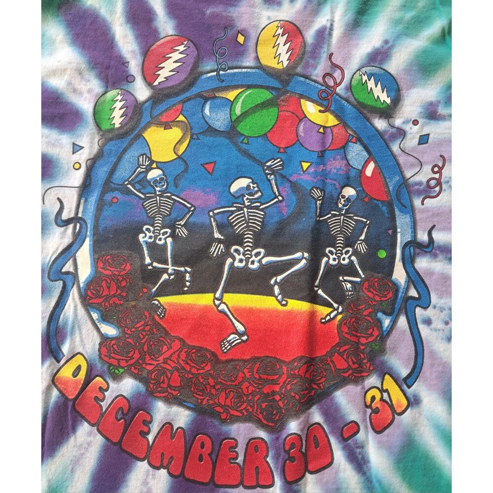 Rare Vintage 2003–2004 Grateful Dead New Years Tye-Dye Shirt Size L Large - Picture 5 of 5